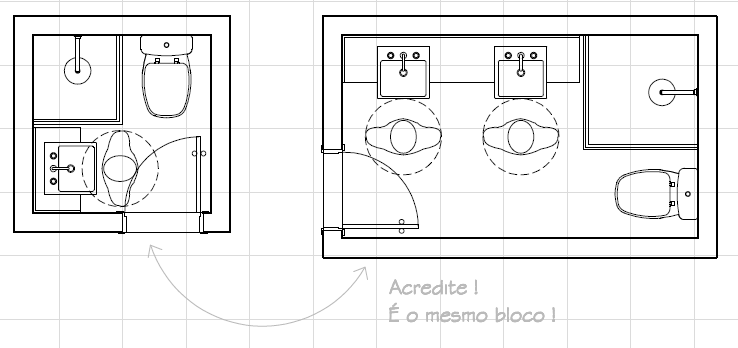 Bloco dinâmico Arquilog -> Cuba Banheiro Bloco Cad Bloco dinâmico Arquilog -> Cuba Banheiro Bloco Cad